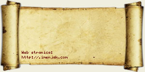 Isak Arsenijević vizit kartica